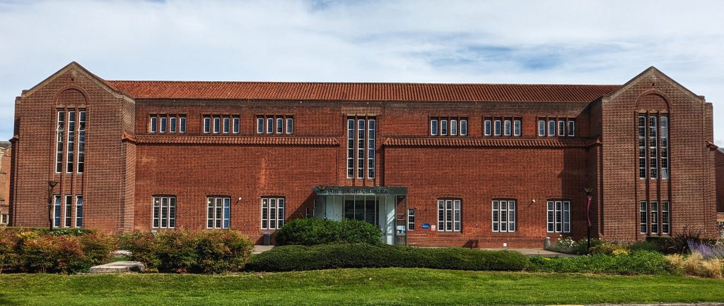 An image of Hartley Library on Highfield Campus.