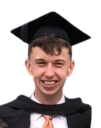 Cutout head and shoulders of MSc student Michal Samon