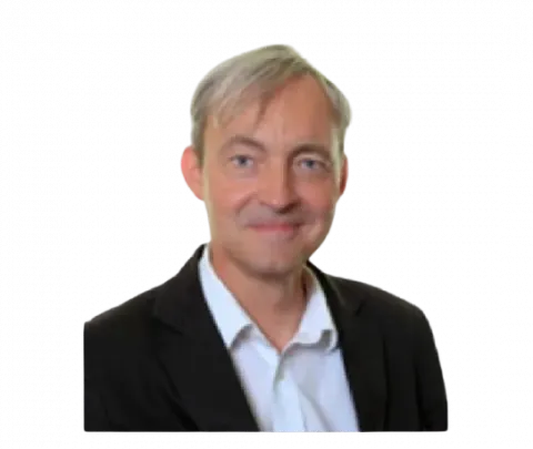 A profile photo of Professor Charles Leek with a transparent background